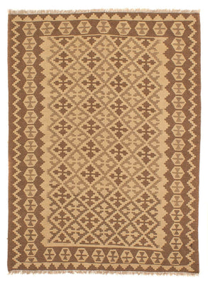Alfombra Kelim - Oriental - 211 x 153 cm - marrón claro