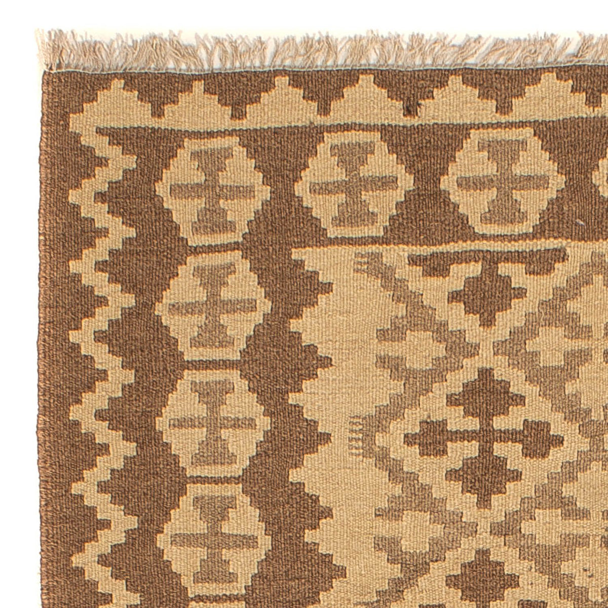 Alfombra Kelim - Oriental - 211 x 153 cm - marrón claro