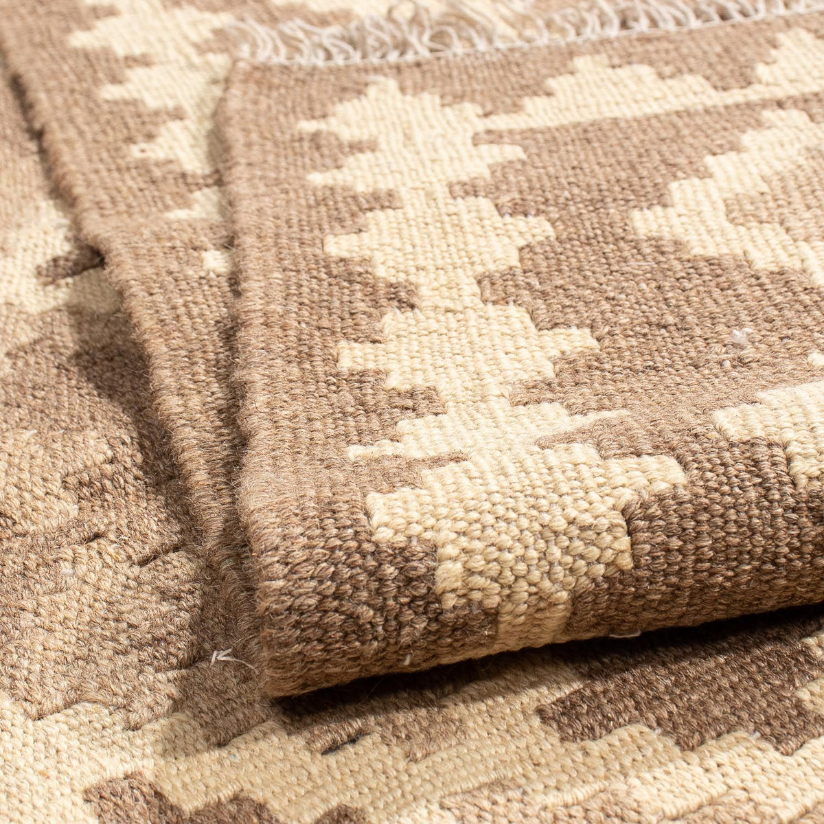 Alfombra Kelim - Oriental - 190 x 145 cm - marrón claro