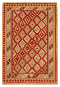 Alfombra Kelim - Oriental - 200 x 148 cm - rojo