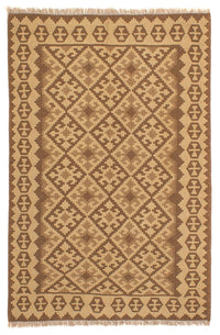 Alfombra Kelim - Oriental - 205 x 153 cm - marrón claro
