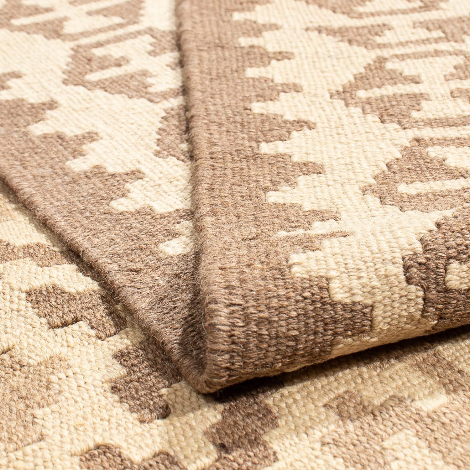 Alfombra Kelim - Oriental - 205 x 153 cm - marrón claro