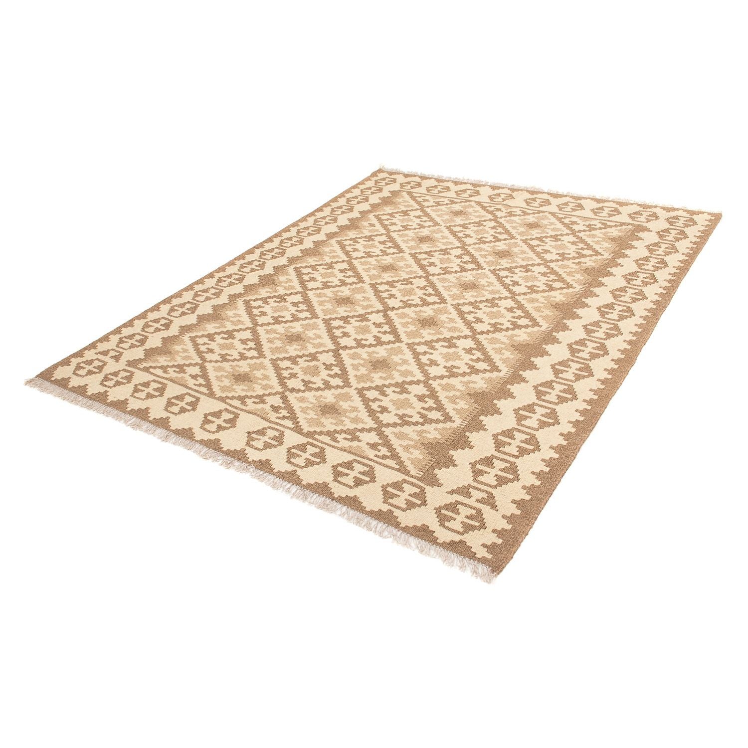Alfombra Kelim - Oriental - 205 x 153 cm - marrón claro