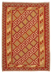 Alfombra Kelim - Oriental - 215 x 152 cm - rojo