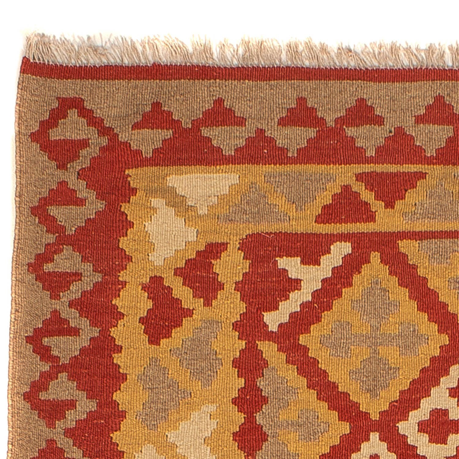 Alfombra Kelim - Oriental - 215 x 152 cm - rojo