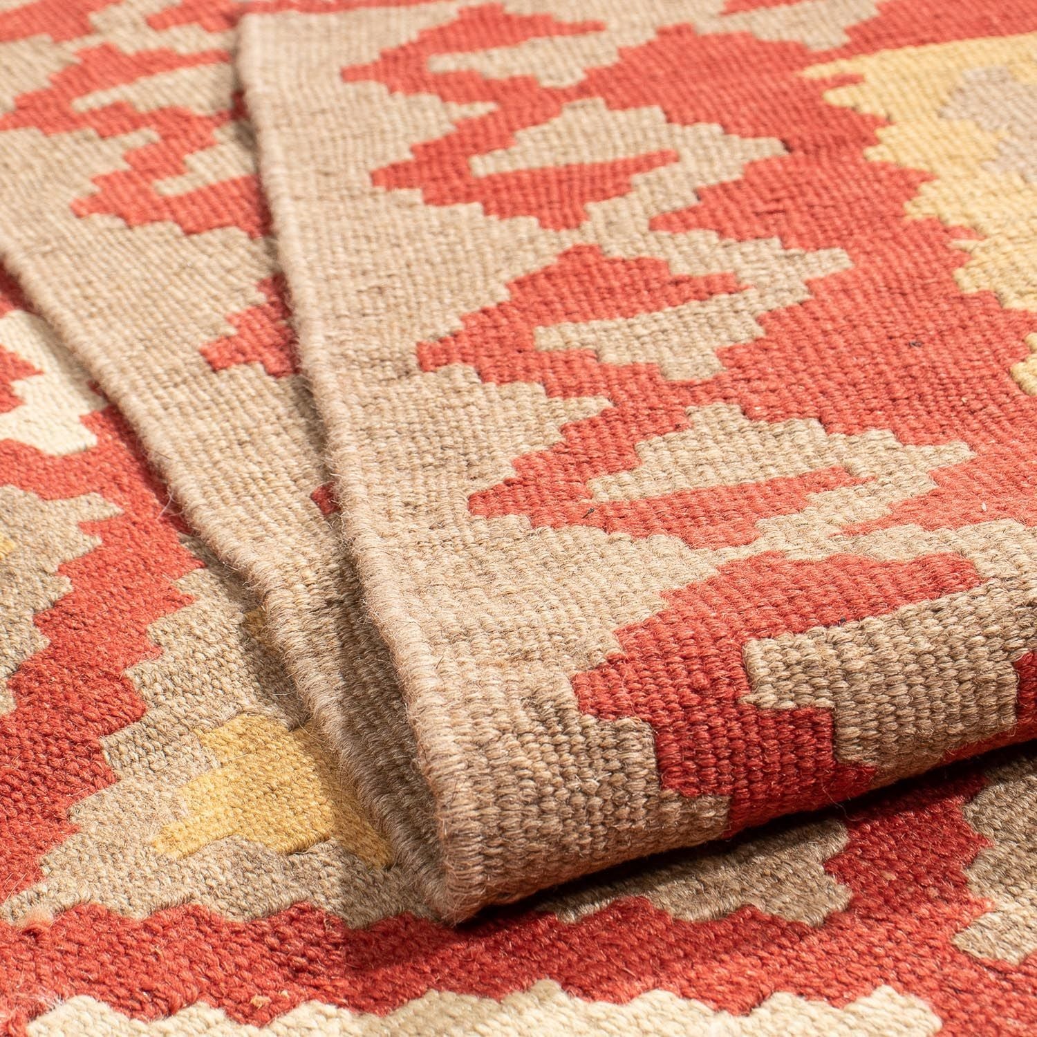 Alfombra Kelim - Oriental - 215 x 152 cm - rojo