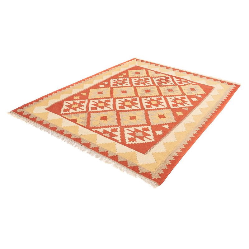 Alfombra Kelim - Oriental - 198 x 150 cm - rojo