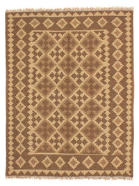 Alfombra Kelim - Oriental - 192 x 145 cm - marrón claro