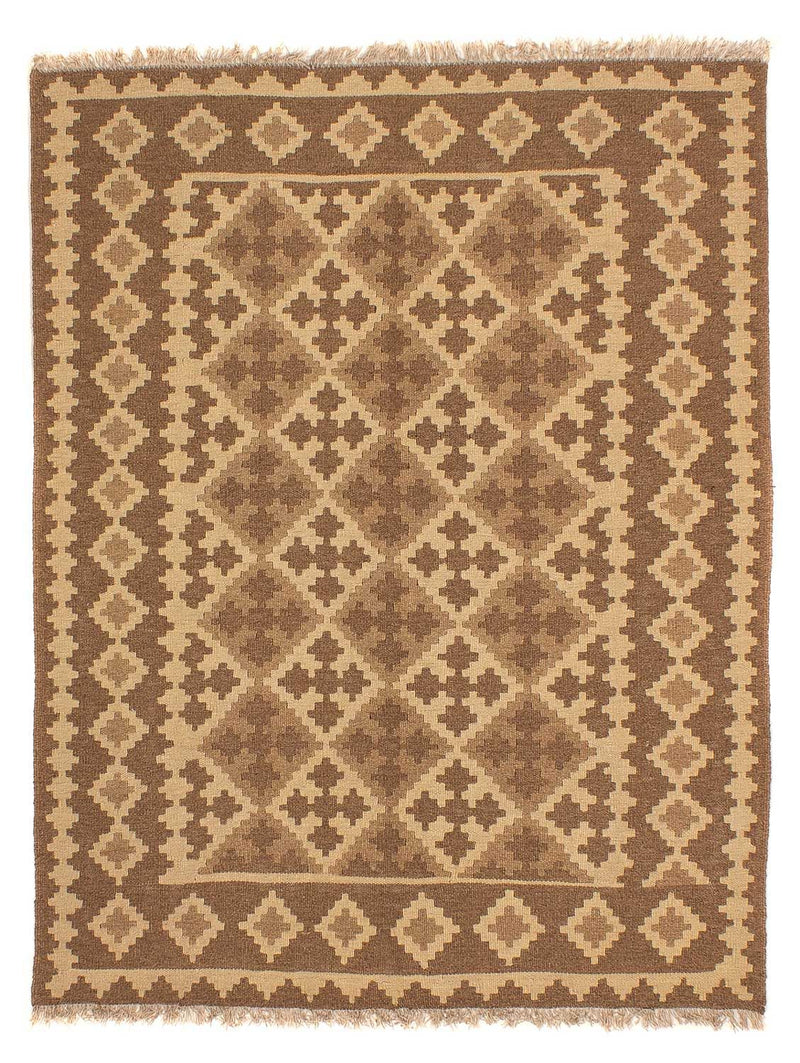 Alfombra Kelim - Oriental - 192 x 145 cm - marrón claro