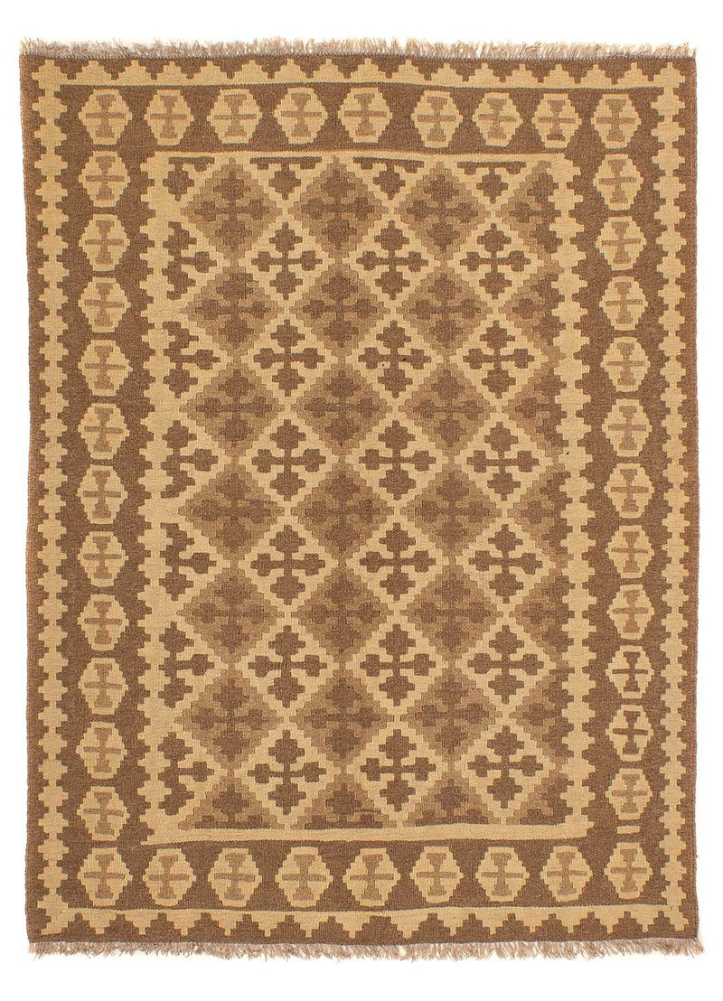 Alfombra Kelim - Oriental - 189 x 145 cm - marrón claro