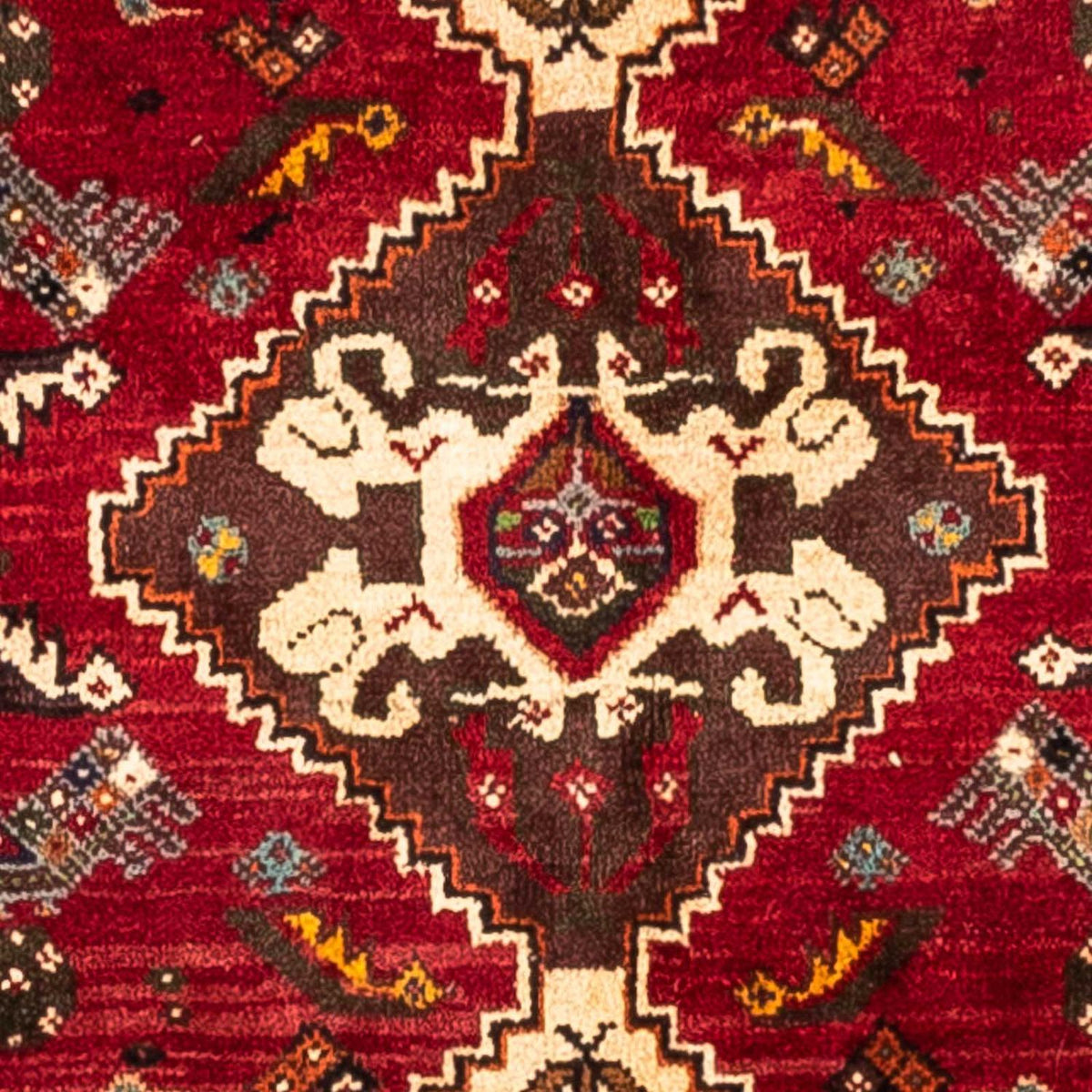 Alfombra persa - Nómada - 270 x 175 cm - rojo oscuro
