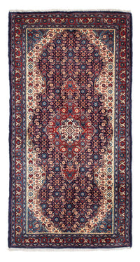 Alfombra persa - Nómada - 135 x 67 cm - azul oscuro