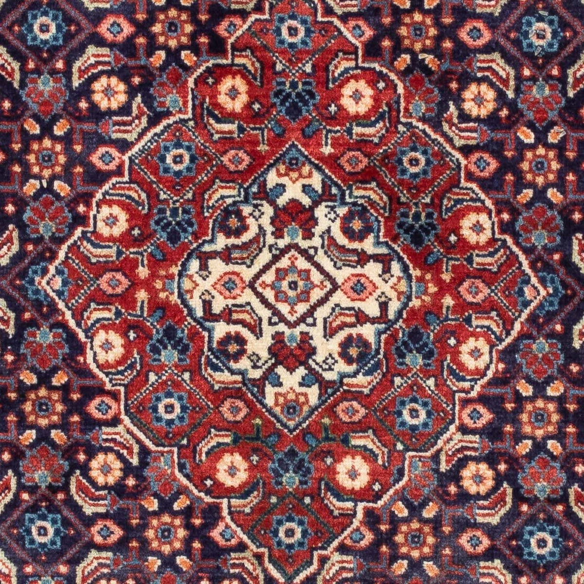 Alfombra persa - Nómada - 135 x 67 cm - azul oscuro