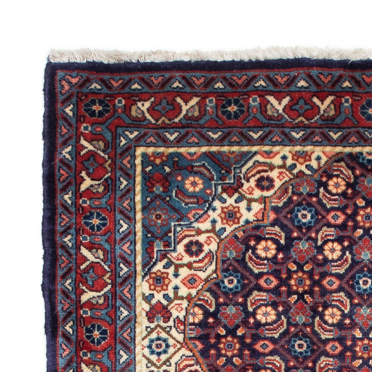 Alfombra persa - Nómada - 135 x 67 cm - azul oscuro
