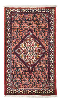 Alfombra persa - Nómada - 130 x 80 cm - rojo claro