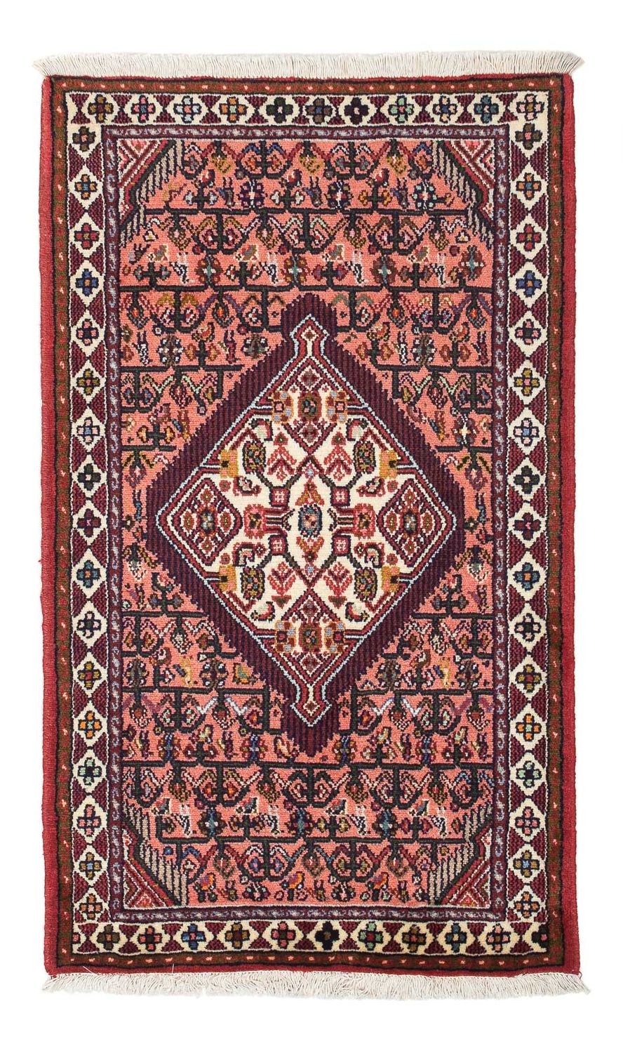 Alfombra persa - Nómada - 130 x 80 cm - rojo claro