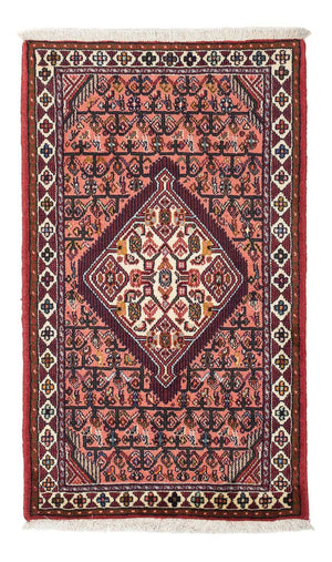 Alfombra persa - Nómada - 130 x 80 cm - rojo claro