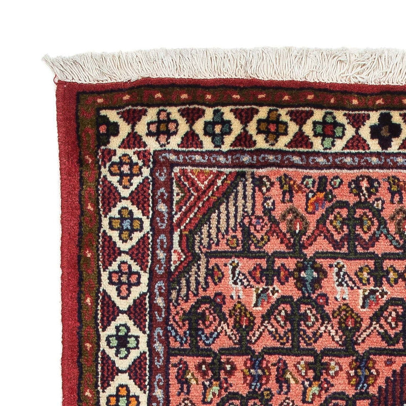 Alfombra persa - Nómada - 130 x 80 cm - rojo claro