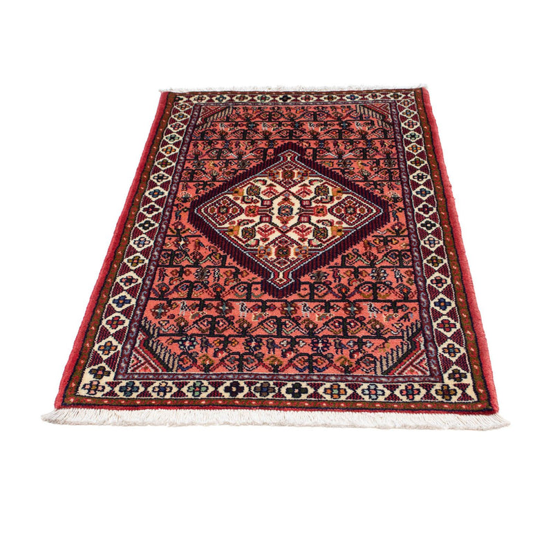 Alfombra persa - Nómada - 130 x 80 cm - rojo claro