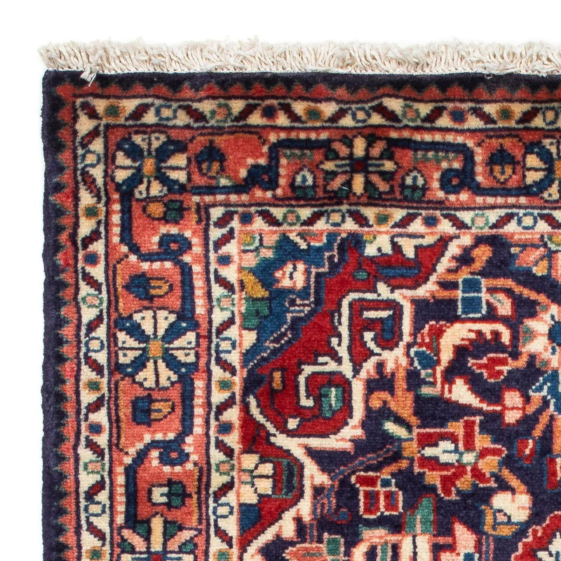 Alfombra persa - Nómada - 131 x 80 cm - azul oscuro