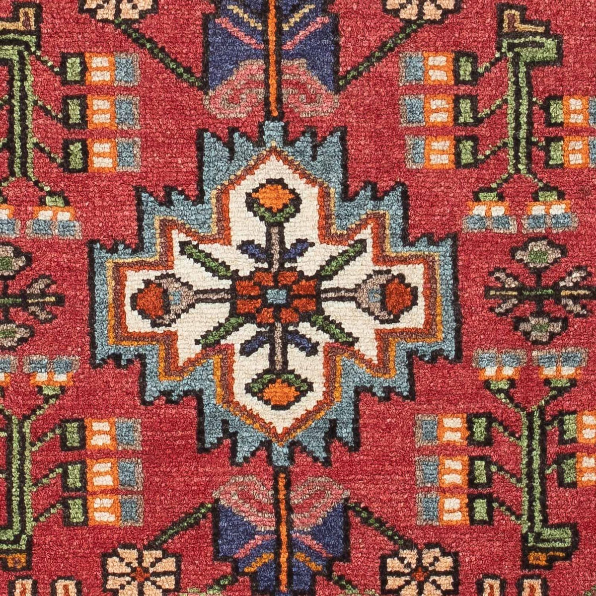 Alfombra persa - Nómada - 117 x 88 cm - rojo