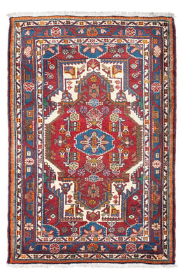 Alfombra persa - Nómada - 130 x 87 cm - rojo