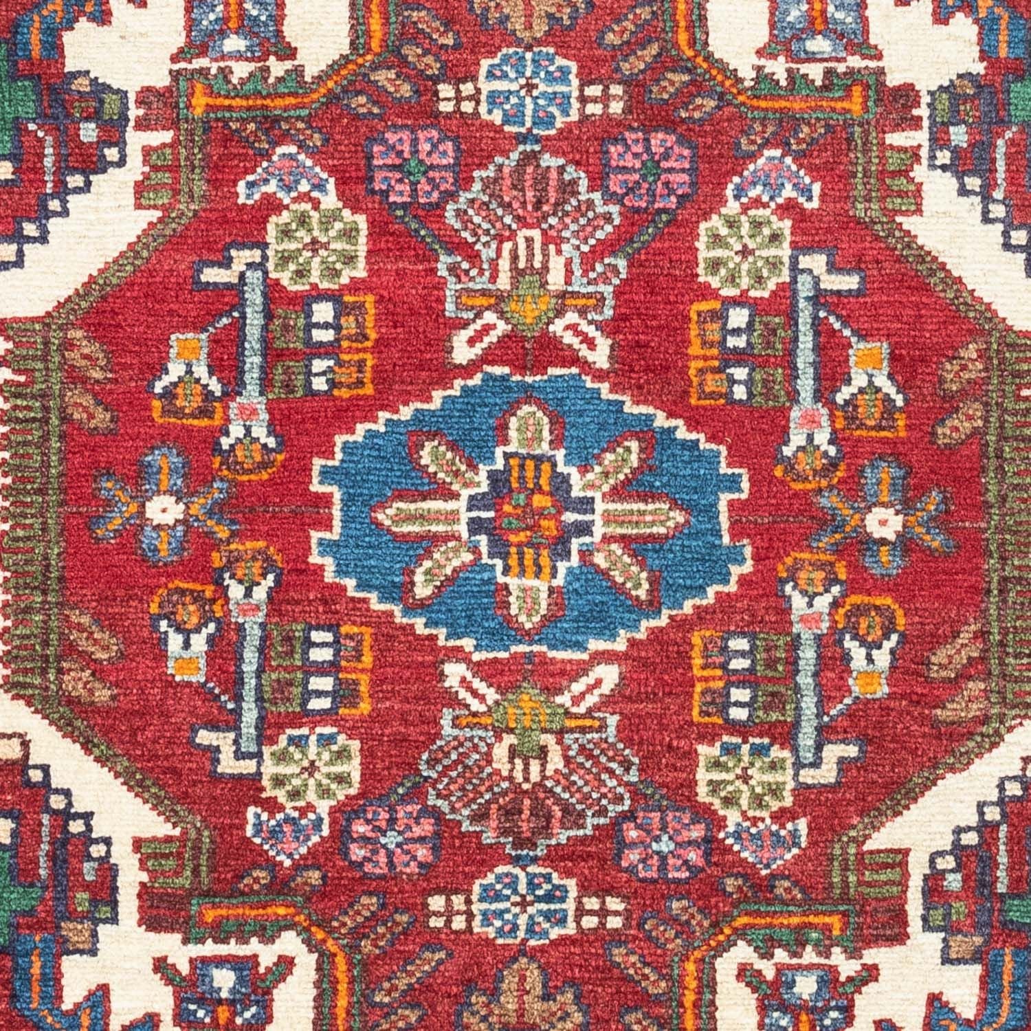 Alfombra persa - Nómada - 130 x 87 cm - rojo
