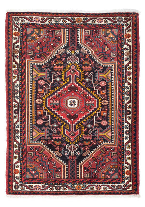 Alfombra persa - Nómada - 122 x 85 cm - rojo