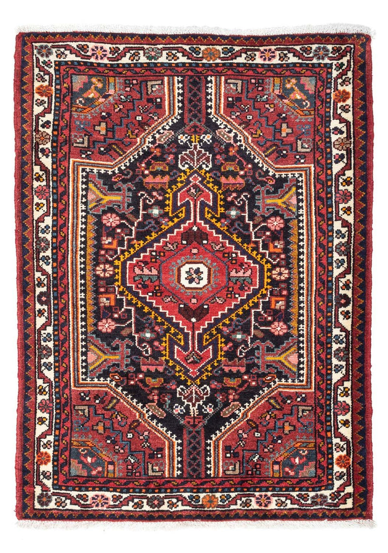 Alfombra persa - Nómada - 122 x 85 cm - rojo