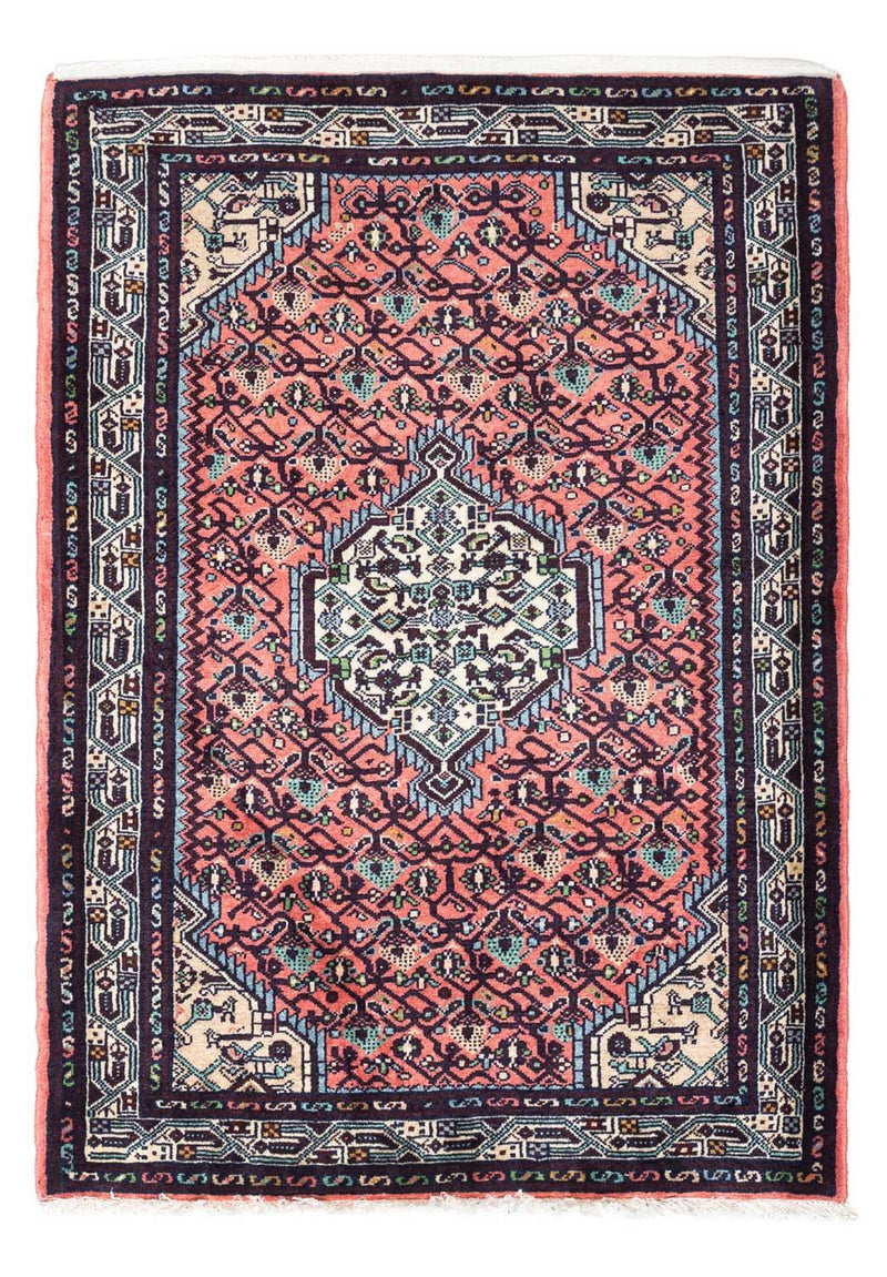 Alfombra persa - Nómada - 118 x 85 cm - rojo claro