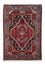 Alfombra persa - Nómada - 136 x 89 cm - azul oscuro