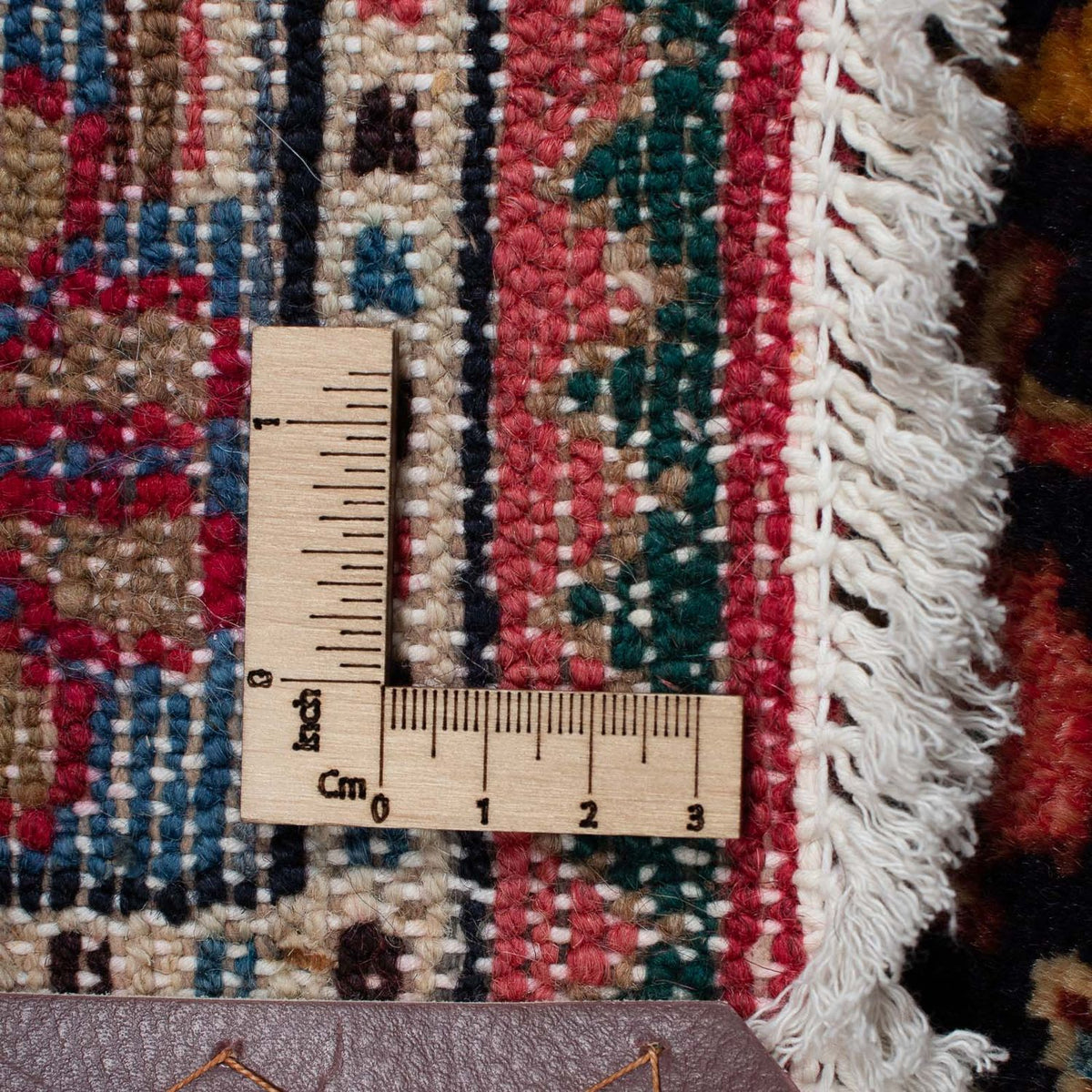 Alfombra persa - Nómada - 136 x 89 cm - azul oscuro