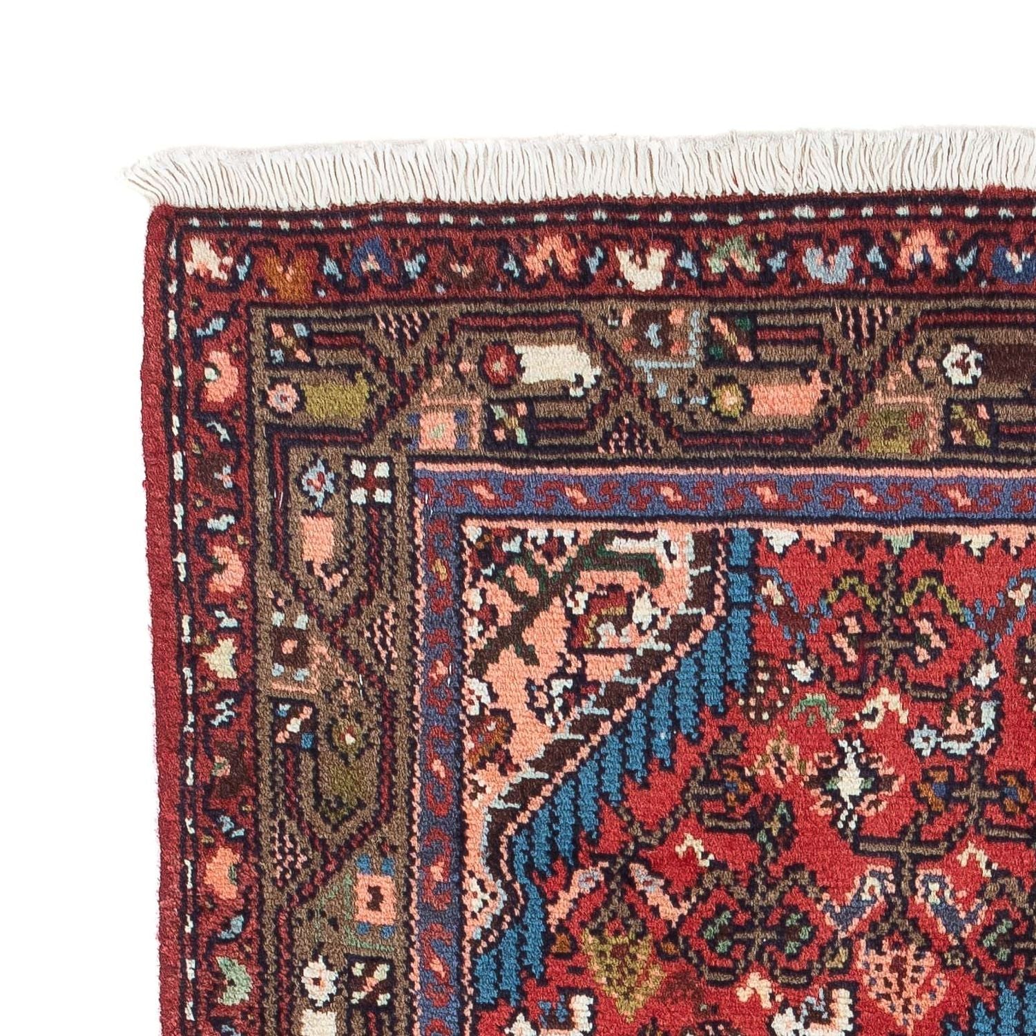 Alfombra persa - Nómada - 133 x 76 cm - rojo