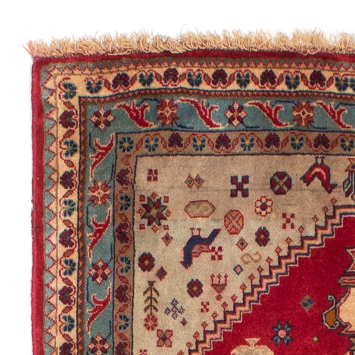 Alfombra persa - Nómada - 158 x 105 cm - rojo oscuro