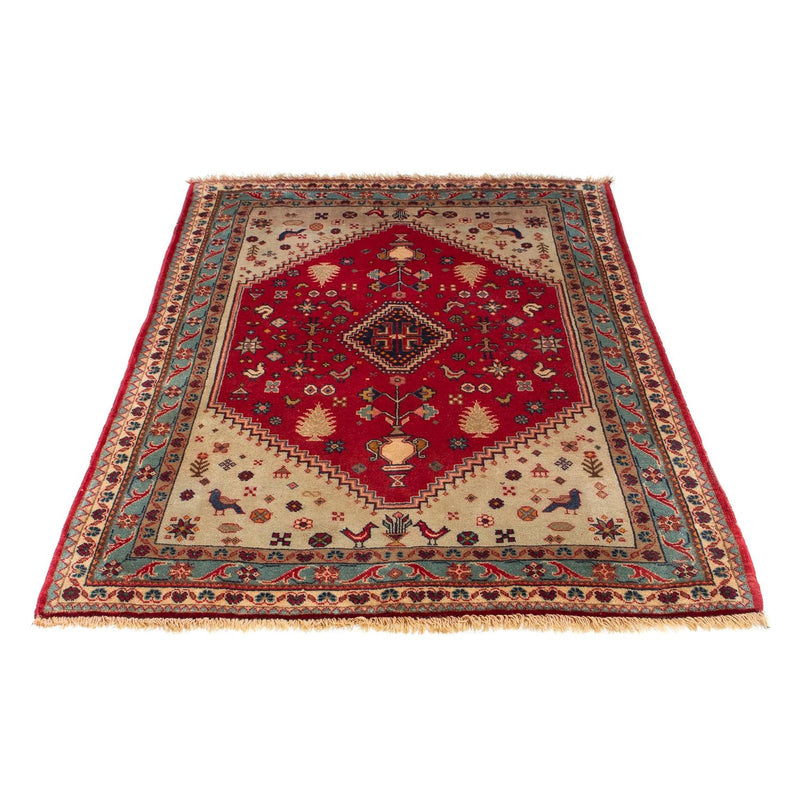 Alfombra persa - Nómada - 158 x 105 cm - rojo oscuro