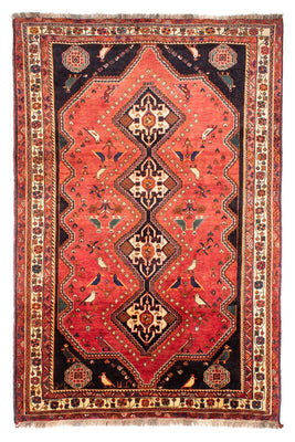 Alfombra persa - Nómada - 290 x 195 cm - rojo claro