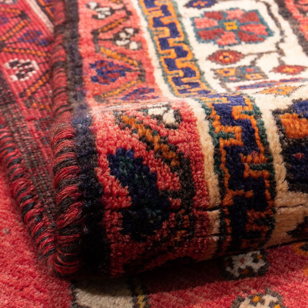Alfombra persa - Nómada - 290 x 195 cm - rojo claro