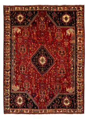 Alfombra persa - Nómada - 300 x 220 cm - rojo oscuro