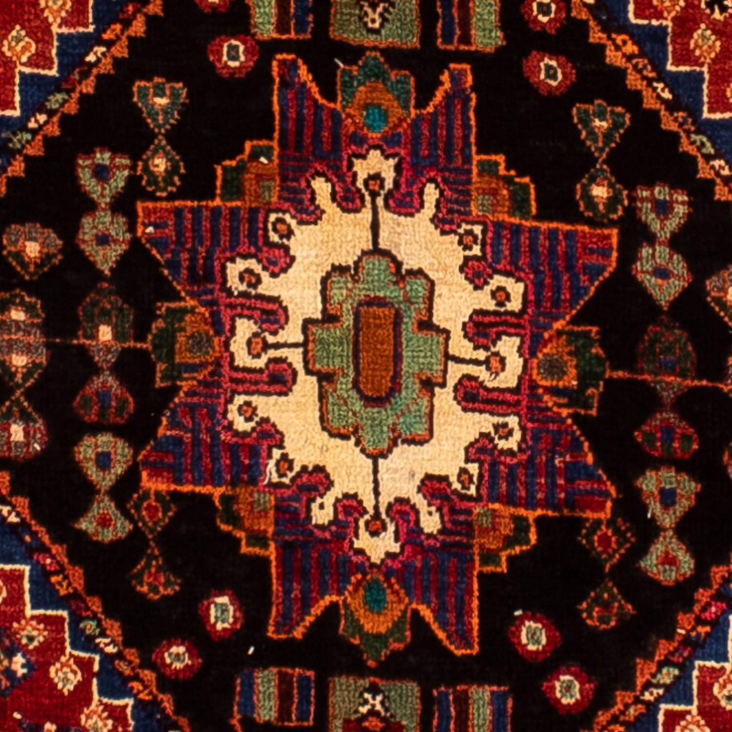 Alfombra persa - Nómada - 300 x 220 cm - rojo oscuro