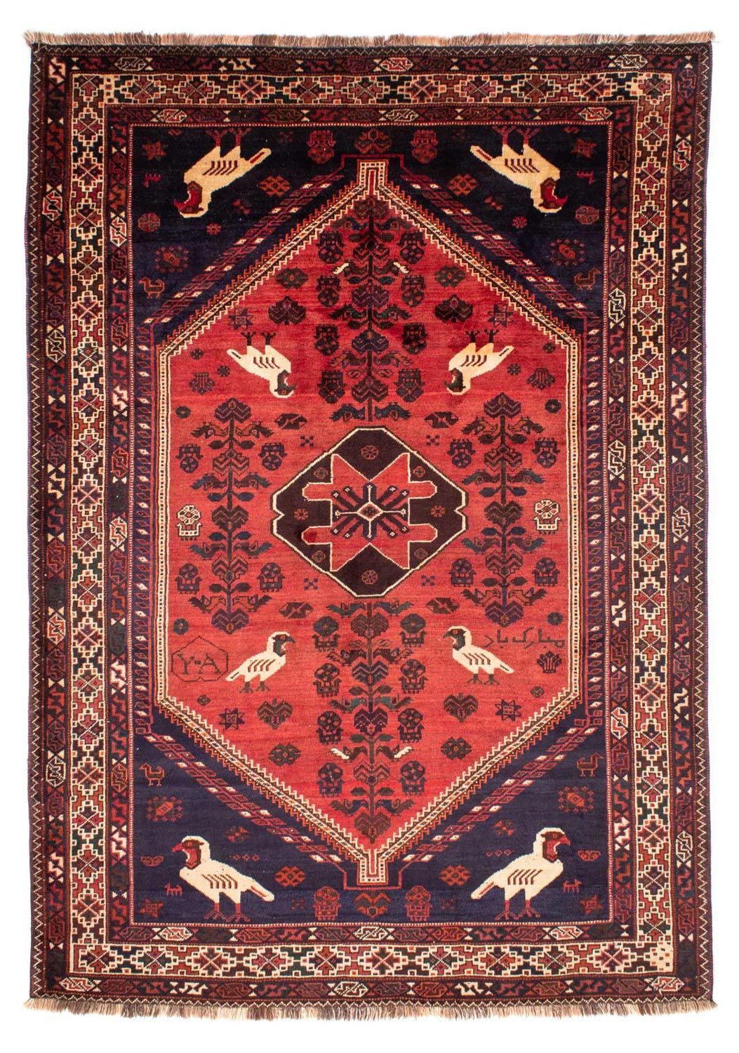 Alfombra persa - Nómada - 312 x 215 cm - rojo claro