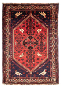 Alfombra persa - Nómada - 312 x 215 cm - rojo claro