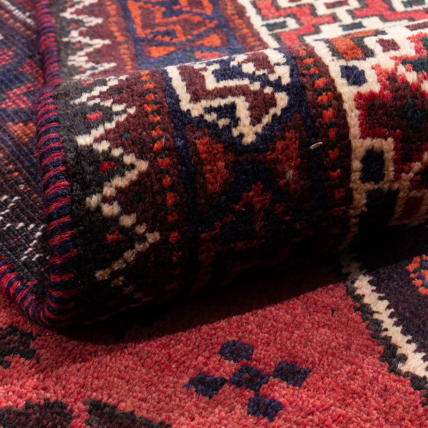 Alfombra persa - Nómada - 312 x 215 cm - rojo claro