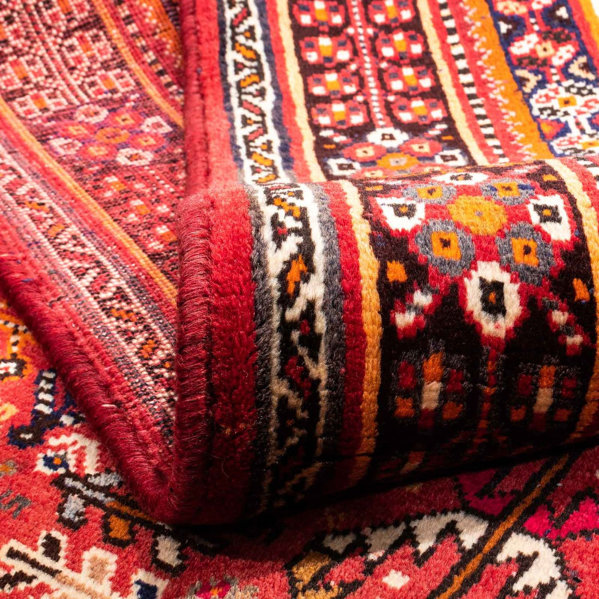 Alfombra persa - Nómada - 250 x 155 cm - rojo oscuro