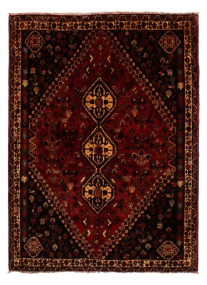 Alfombra persa - Nómada - 250 x 185 cm - rojo oscuro