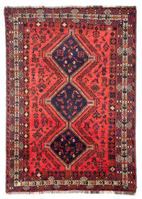 Alfombra persa - Nómada - 296 x 210 cm - rojo claro