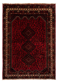 Alfombra persa - Nómada - 295 x 200 cm - rojo oscuro