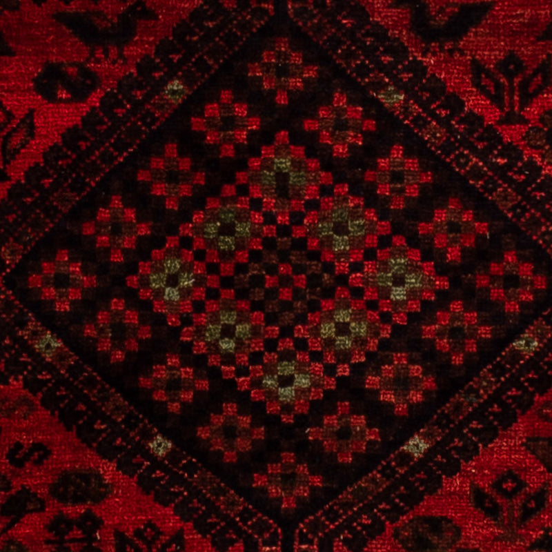 Alfombra persa - Nómada - 295 x 200 cm - rojo oscuro