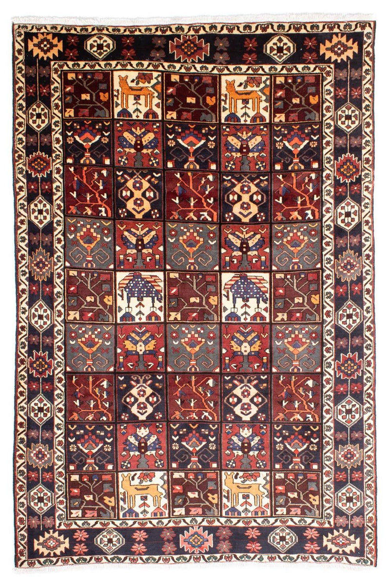 Alfombra persa - Nómada - 305 x 210 cm - azul oscuro