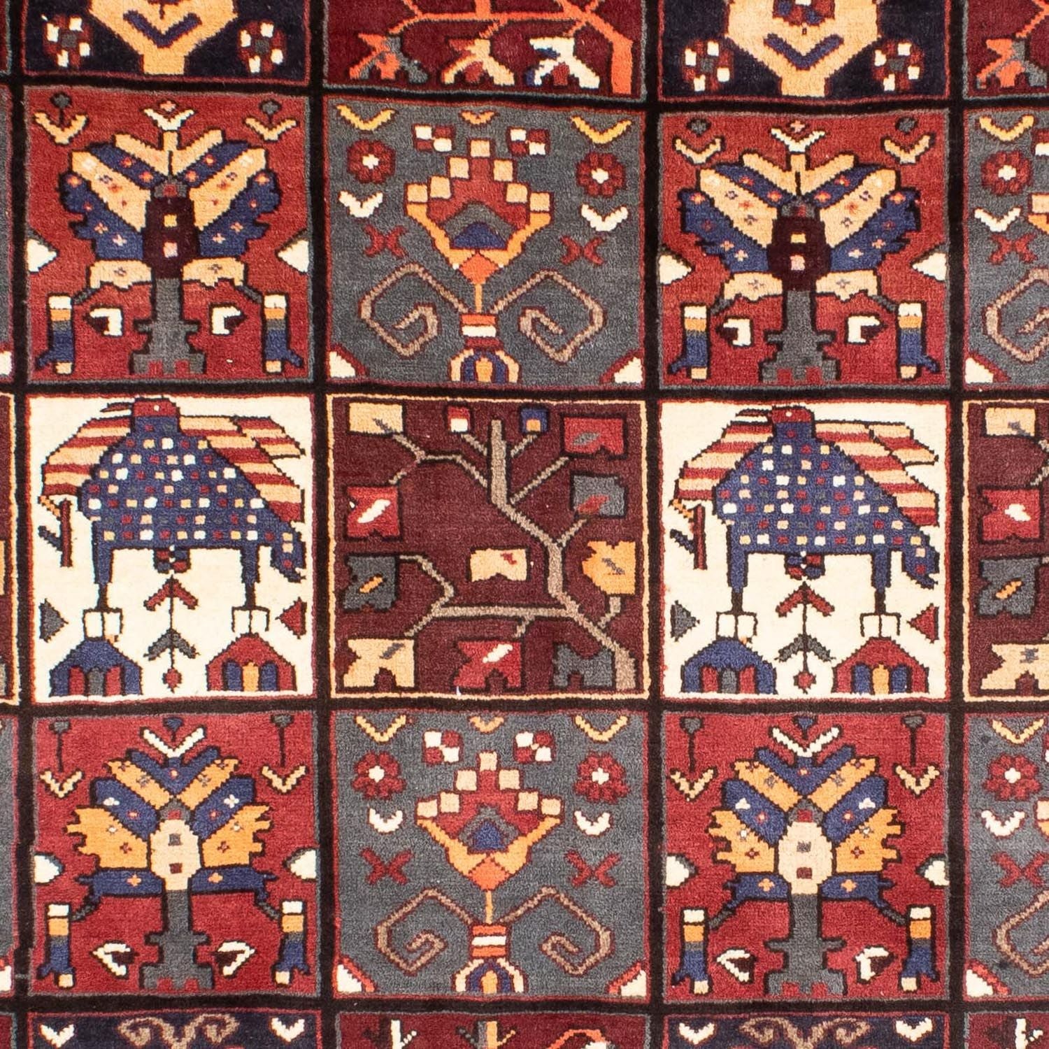 Alfombra persa - Nómada - 305 x 210 cm - azul oscuro