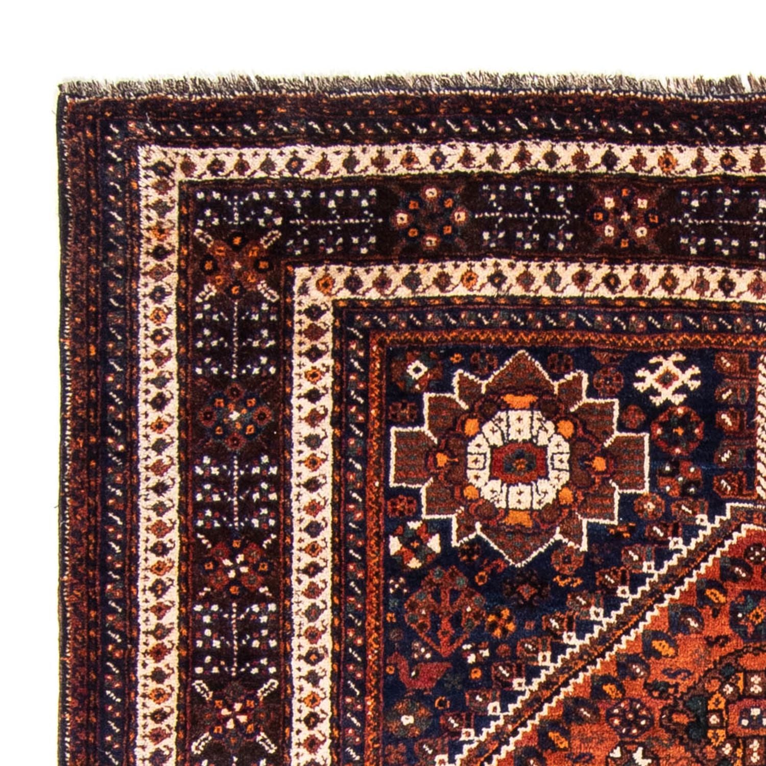Alfombra persa - Nómada - 357 x 235 cm - azul oscuro